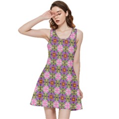 Seamless Psychedelic Pattern Inside Out Racerback Dress