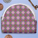 Seamless Psychedelic Pattern Horseshoe Style Canvas Pouch View1