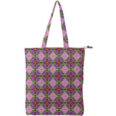 Seamless Psychedelic Pattern Double Zip Up Tote Bag by Jancukart