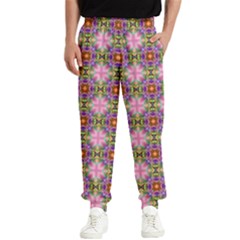 Seamless Psychedelic Pattern Men s Elastic Waist Pants