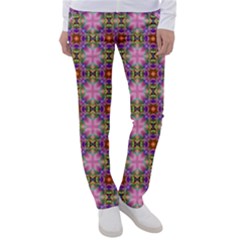 Seamless Psychedelic Pattern Women s Casual Pants