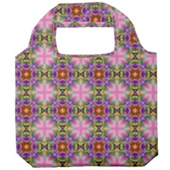 Seamless Psychedelic Pattern Foldable Grocery Recycle Bag by Jancukart