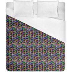 Seamless Prismatic Geometric Pattern With Background Duvet Cover (california King Size)