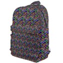 Seamless Prismatic Geometric Pattern With Background Classic Backpack View1