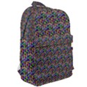 Seamless Prismatic Geometric Pattern With Background Classic Backpack View2