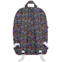 Seamless Prismatic Geometric Pattern With Background Classic Backpack View3