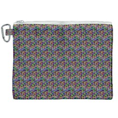 Seamless Prismatic Geometric Pattern With Background Canvas Cosmetic Bag (xxl)