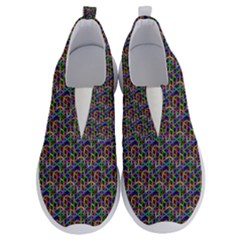 Seamless Prismatic Geometric Pattern With Background No Lace Lightweight Shoes