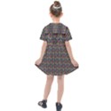 Seamless Prismatic Geometric Pattern With Background Kids  Sailor Dress View2