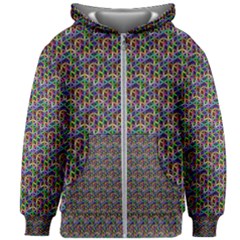 Seamless Prismatic Geometric Pattern With Background Kids  Zipper Hoodie Without Drawstring