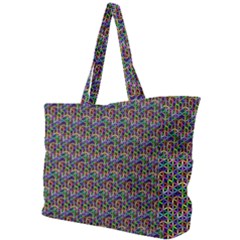 Seamless Prismatic Geometric Pattern With Background Simple Shoulder Bag