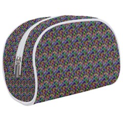 Seamless Prismatic Geometric Pattern With Background Make Up Case (medium)