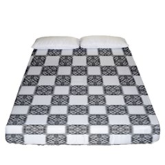 Seamless Tile Derivative Pattern Fitted Sheet (california King Size)