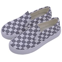 Seamless Tile Derivative Pattern Kids  Canvas Slip Ons