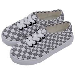 Seamless Tile Derivative Pattern Kids  Classic Low Top Sneakers