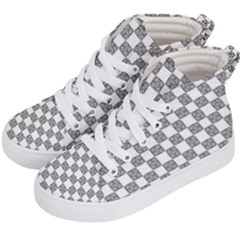 Seamless Tile Derivative Pattern Kids  Hi-top Skate Sneakers