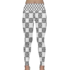 Seamless Tile Derivative Pattern Lightweight Velour Classic Yoga Leggings