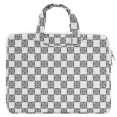 Seamless Tile Derivative Pattern Macbook Pro 16  Double Pocket Laptop Bag 