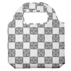 Seamless Tile Derivative Pattern Premium Foldable Grocery Recycle Bag