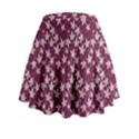 Small Flowers Pattern Mini Flare Skirt View2