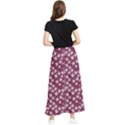 Small Flowers Pattern Maxi Chiffon Skirt View2