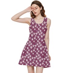 Small Flowers Pattern Inside Out Racerback Dress