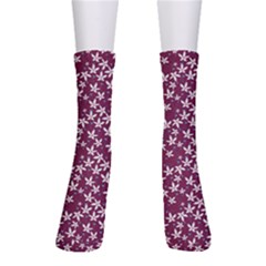 Small Flowers Pattern Crew Socks