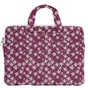 Small Flowers Pattern MacBook Pro 16  Double Pocket Laptop Bag  View2