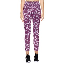 Small Flowers Pattern Pocket Leggings 