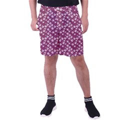 Small Flowers Pattern Men s Pocket Shorts