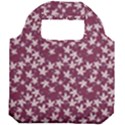 Small Flowers Pattern Foldable Grocery Recycle Bag View2