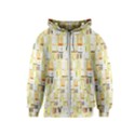 Abstract-pattern Kids  Zipper Hoodie View1