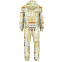 Abstract-pattern Hooded Jumpsuit (Men) View2