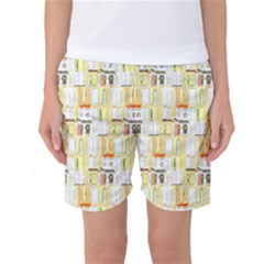 Abstract-pattern Women s Basketball Shorts