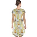 Abstract-pattern Cap Sleeve Nightdress View2