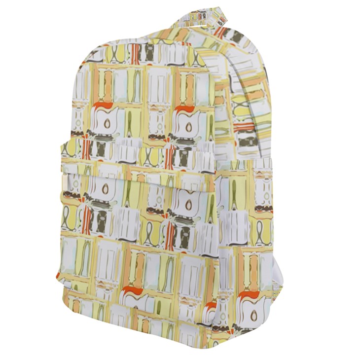 Abstract-pattern Classic Backpack