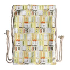 Abstract-pattern Drawstring Bag (large)