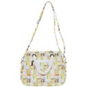 Abstract-pattern Rope Handles Shoulder Strap Bag View3