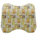 Abstract-pattern Velour Head Support Cushion View1