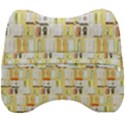 Abstract-pattern Velour Head Support Cushion View2