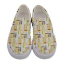 Abstract-pattern Women s Canvas Slip Ons View1