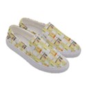 Abstract-pattern Women s Canvas Slip Ons View3