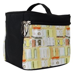 Abstract-pattern Make Up Travel Bag (small)