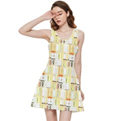 Abstract-pattern Inside Out Racerback Dress