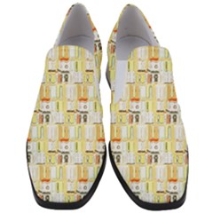 Abstract-pattern Women Slip On Heel Loafers