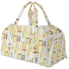 Abstract-pattern Burner Gym Duffel Bag