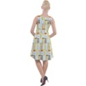 Abstract-pattern Knee Length Skater Dress View2