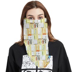 Abstract-pattern Face Covering Bandana (triangle)