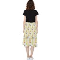 Abstract-pattern Frill Hi Low Chiffon Skirt View2