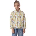 Abstract-pattern Kids  Half Zip Hoodie View1